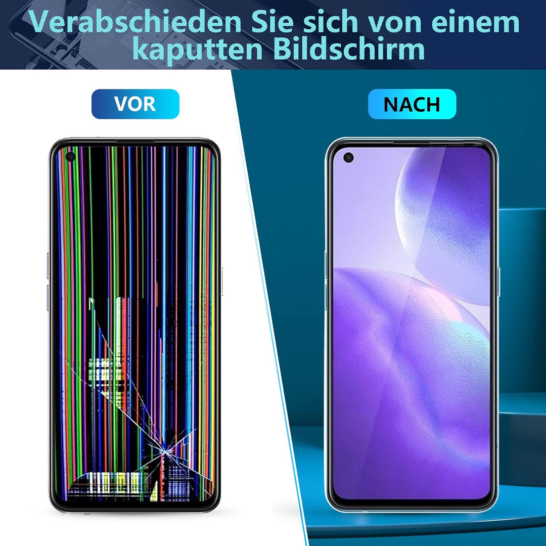 RongZy Display für Oppo Find X3 Lite CPH2145/RENO5 5G Bildschirmersatz Digitizer Touchscreen Montier