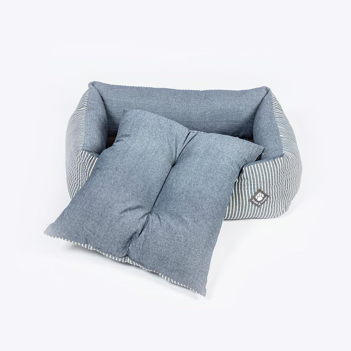 Danish Designs Kuschelbett, Marineblau, 58,4 cm 23 Inch, 23 Inch