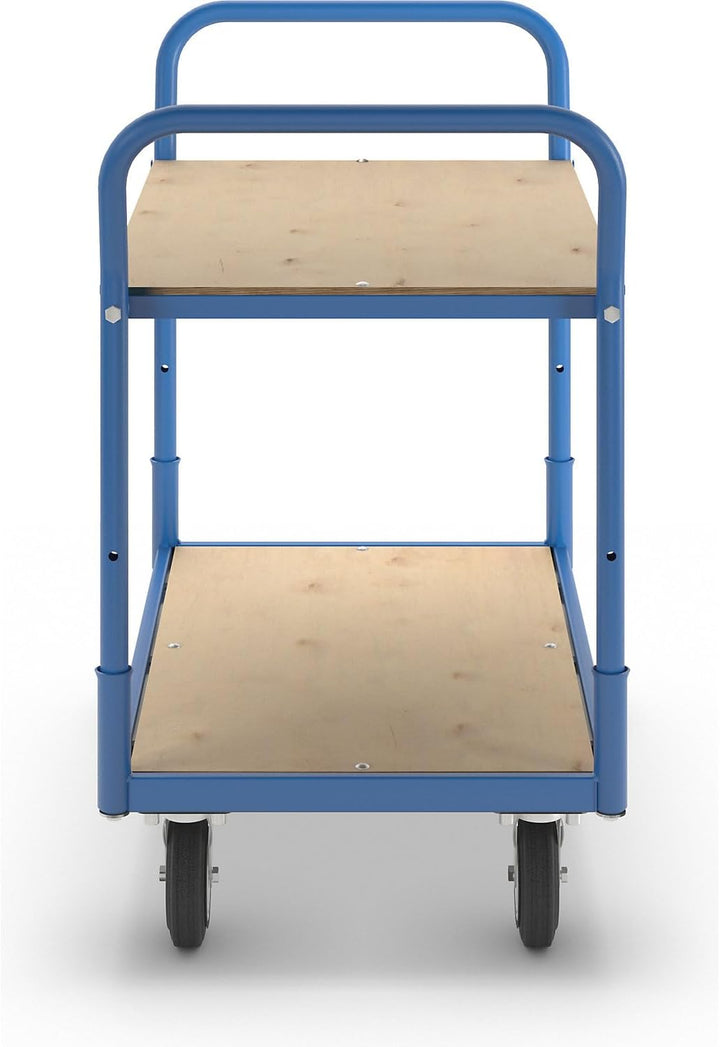 eurokraft | Tischwagen Flex | Tragfähigkeit 200 kg | 2 Etagen
