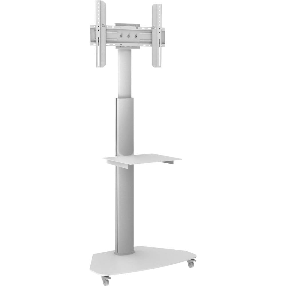 mywall HP1DWL Standfuss für Flachbildschirme (drehbar 90 degree), 177,8 cm (70 Zoll) weiss weiss Sin