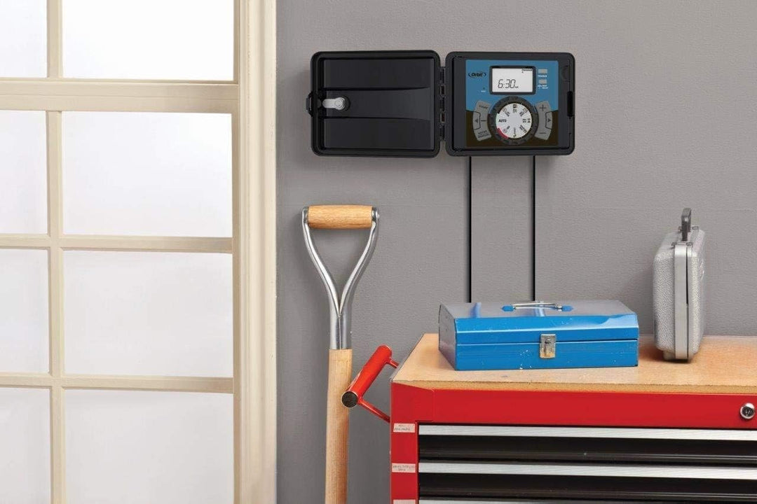 Orbit 94894 – 4 'ESTACION Schreibgeräteset Easy Logic' automatischer Programmierer für Bewässerungss