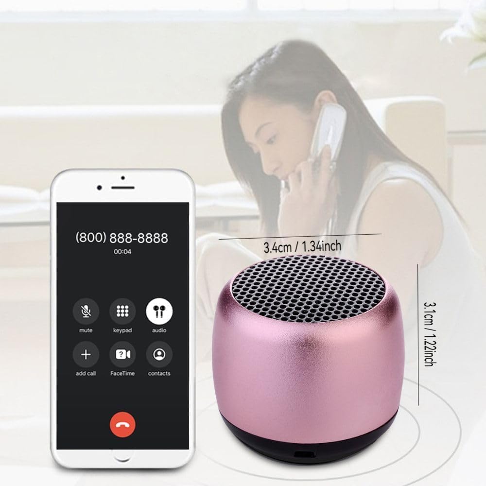 Eageroo Bluetooth super Mini Lautsprecher tragbar Speaker,Stereo Klang mit tiefem Bass Technologie,P