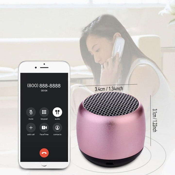 Eageroo Bluetooth super Mini Lautsprecher tragbar Speaker,Stereo Klang mit tiefem Bass Technologie,P