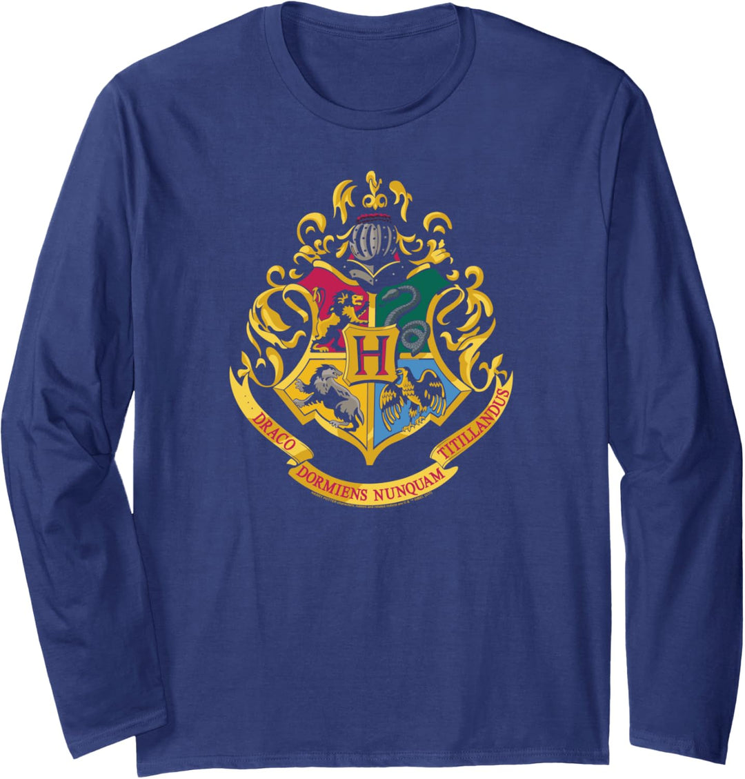 Harry Potter Hogwarts School Crest Langarmshirt