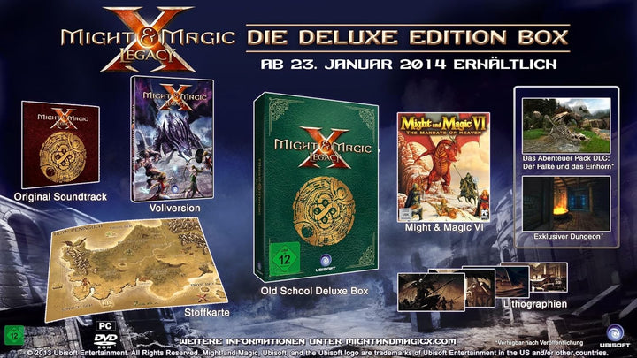 Might & Magic X Legacy (Deluxe Edition) PC Deluxe Edition, PC Deluxe Edition