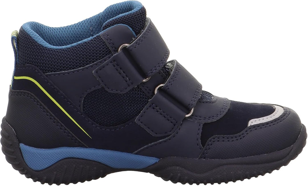 Superfit Boy's Storm Lightly Lined Gore-tex Sneaker 25 EU Blau Gelb 8050, 25 EU Blau Gelb 8050