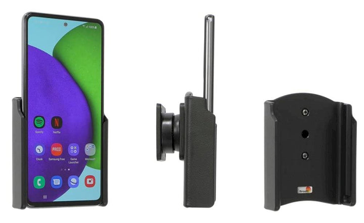 Brodit Gerätehalter 711256 Made IN Sweden für Smartphones - Samsung Galaxy A52 SM-A52F/DS Schwarz
