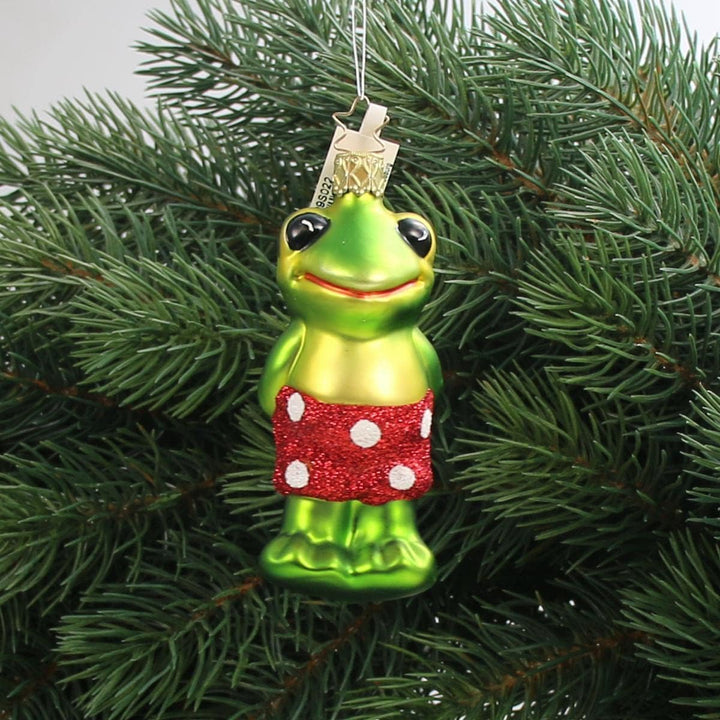 Inge-glas® Weihnachts-Hänger Frosch Plitsch-Platsch | IG-10099S022 | 4061752134470