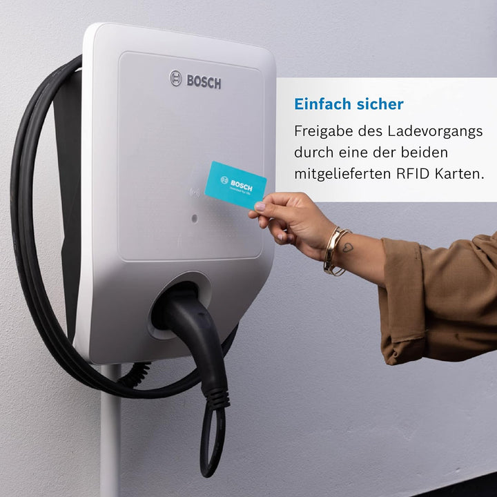 Bosch Power Charge 7000i - Wallbox - bis zu 11 kW - Ladekabel: IEC Typ 2 - inkl. WiFi- und Ethernet-
