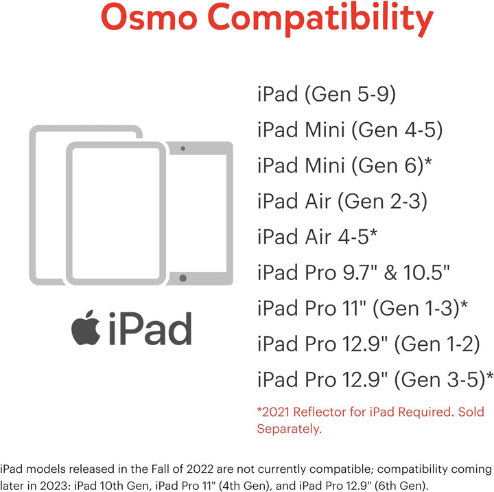 Osmo Case for iPad - Schutzhülle für iPad (iPad 9,7 Zoll) - Kompatibel mit: iPad Air, iPad Air 2, iP