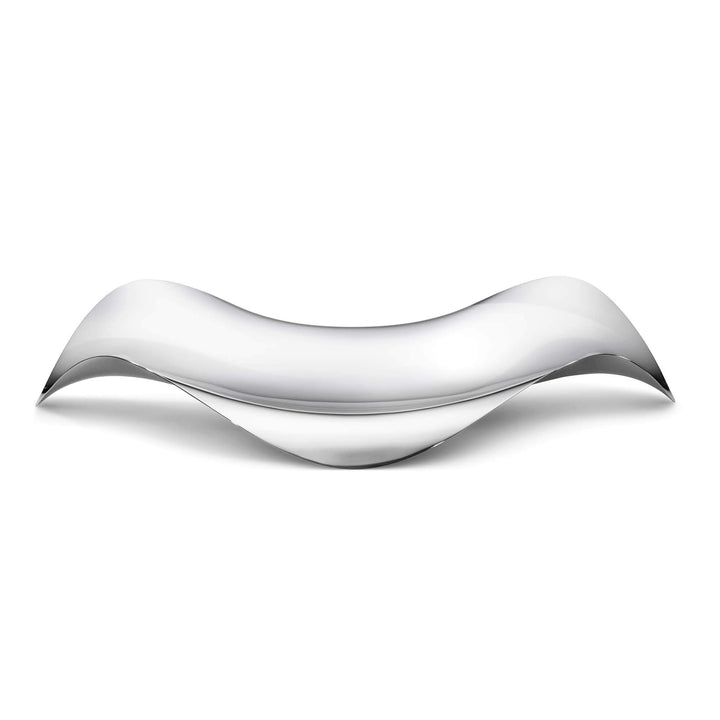 Georg Jensen Deko-Tablett Cobra Oval 3 Ovales Tablett, 3 Ovales Tablett