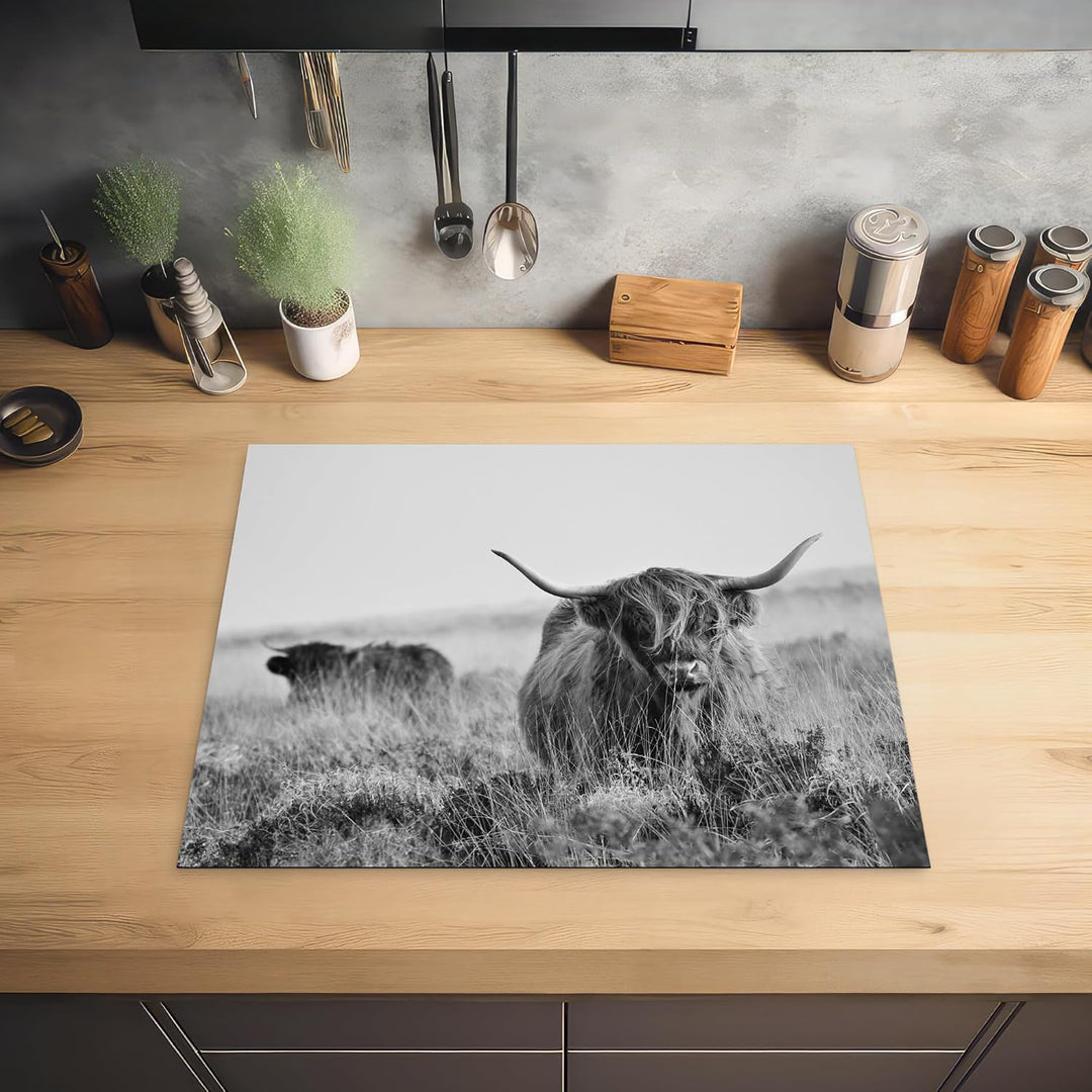 KitchenYeah© Herdabdeckplatte Einteilig Ceranfeld Abdeckplatte Küche Deko Ceranfeldabdeckung Herdabd