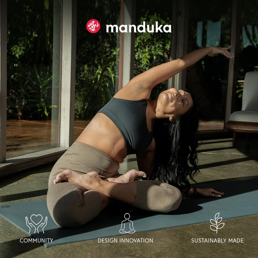 Manduka Enlight Yoga-Boller, Midnight lean rectangular Midnight, lean rectangular Midnight
