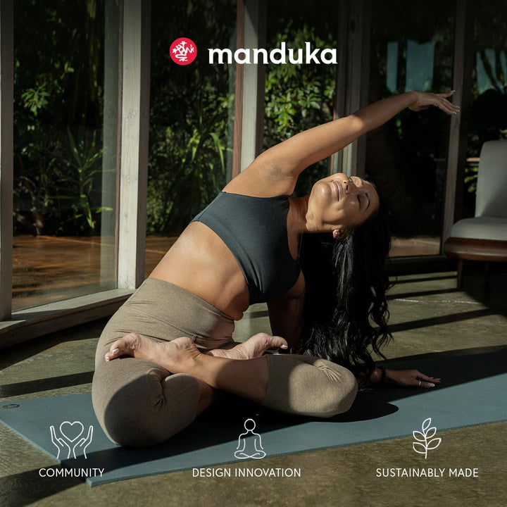 Manduka Enlight Yoga-Boller, Midnight lean rectangular Midnight, lean rectangular Midnight