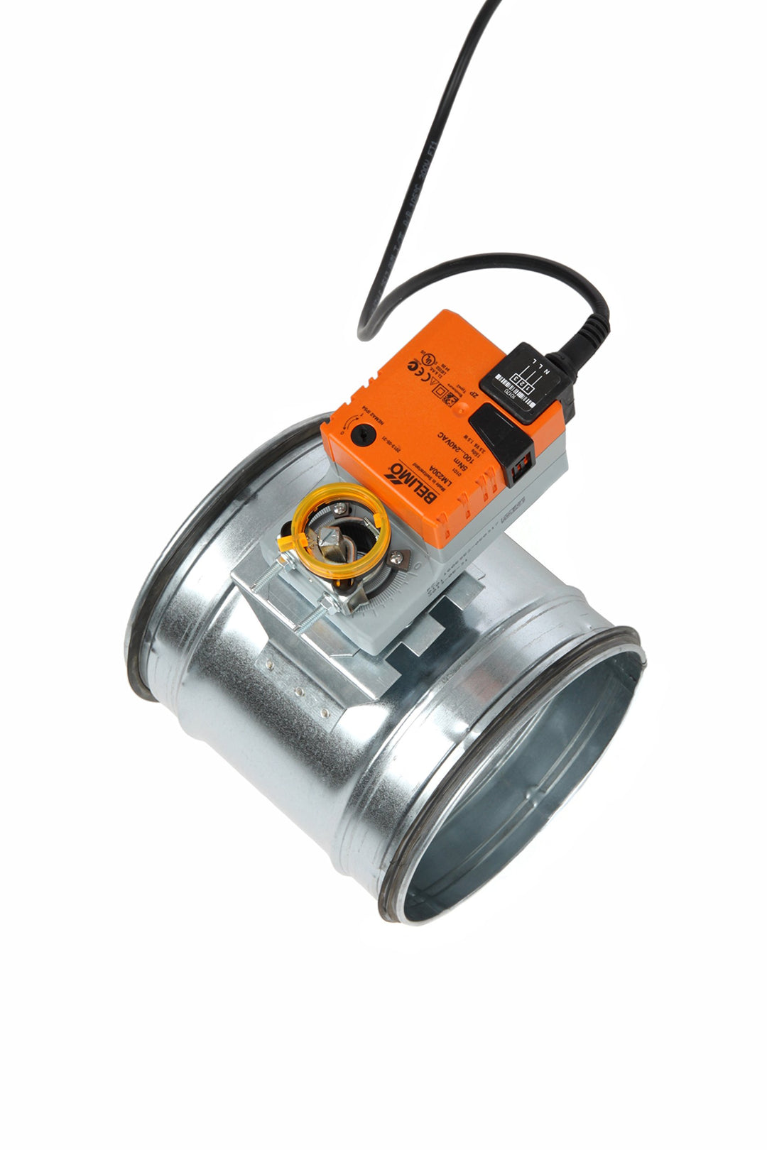 Intelmann Absperrklappe 80 mm + Belimo LM230 Stellantrieb (80 100 125 150 160 180 200) DN 80 Motor: