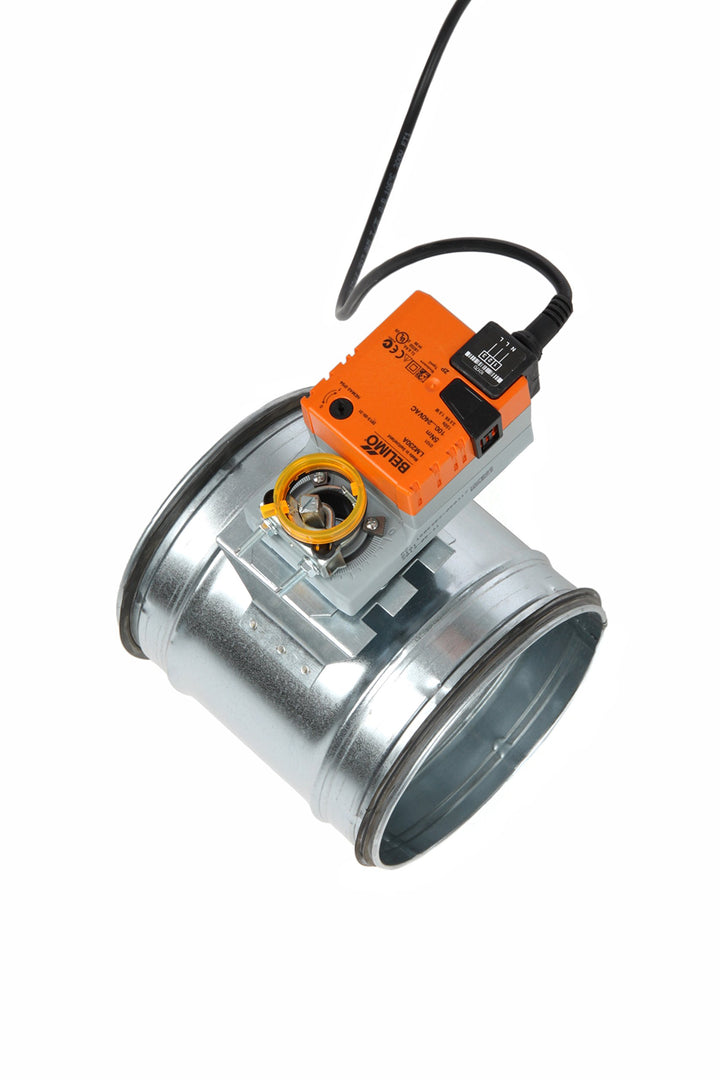 Intelmann Absperrklappe 80 mm + Belimo LM230 Stellantrieb (80 100 125 150 160 180 200) DN 80 Motor: