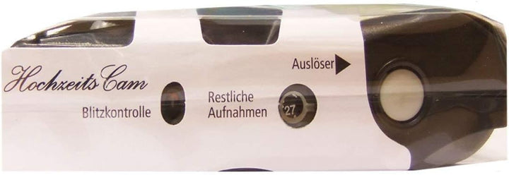 5 x 1A PHOTO PORST Hochzeitskamera/Einwegkamera gelbe Hochzeitsrose (deutsche Bedienungsanleitung, m