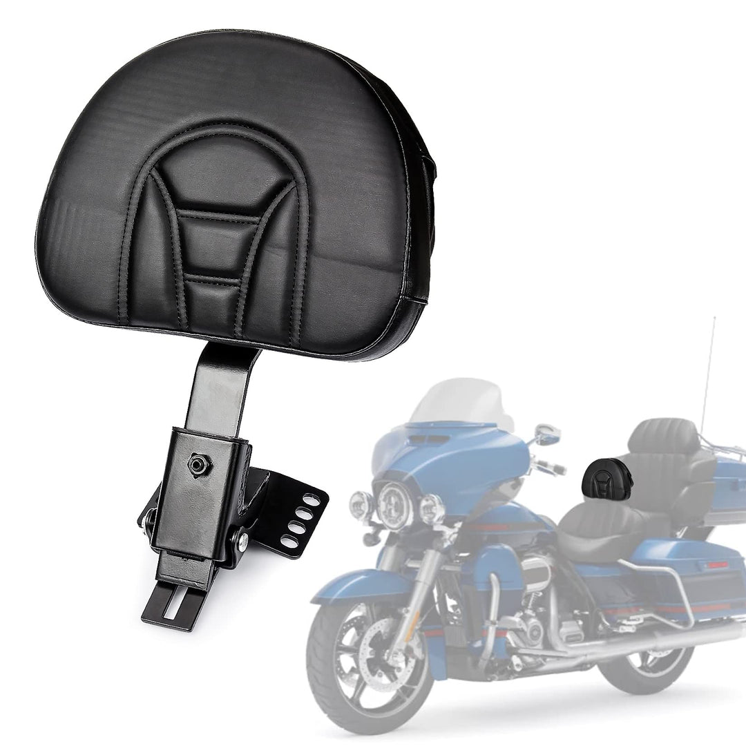 Plugin Fahrer Rückenlehne, PSLER Verstellbares Fahrer-Rückenlehnen Polster Sissy Bar mit Einer Gesch