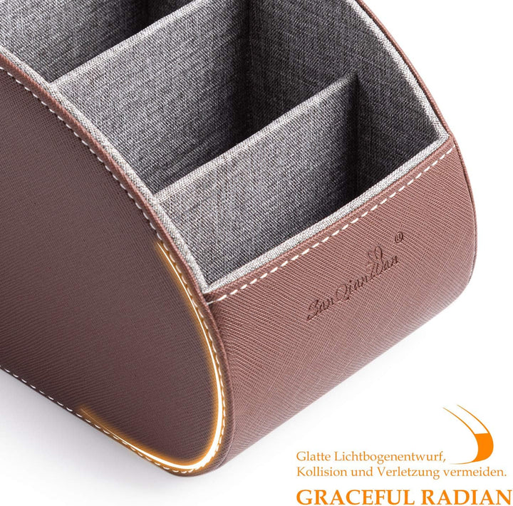 SANQIANWAN Fernbedienungsbox (Brown, Medium) Medium Brown, Medium Brown