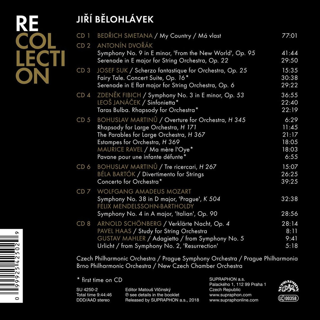 Re-Collection - Die Belohlavek-Gesamteinspielung, Audio-CD