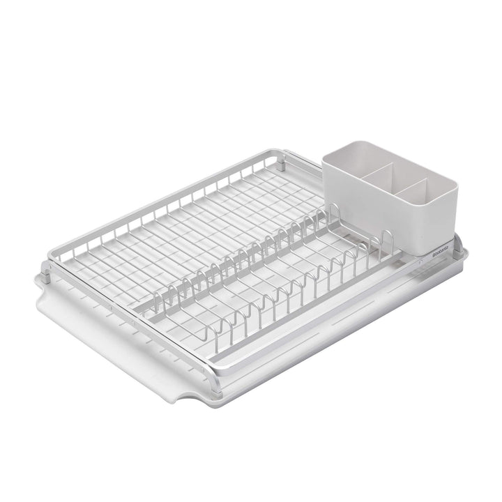 Brabantia Abtropfgestell, Aluminium/Kunststoff, Licht Grau, 13.4 x 50.6 x 39.8 cm L Light Grey, L Li