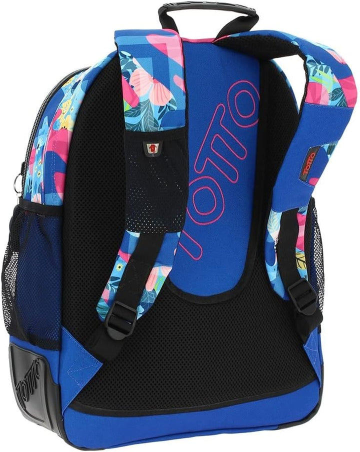 Totto Morral Crayoles Kinder-Rucksack, 44 cm, Mehrfarbig (Multicolor)