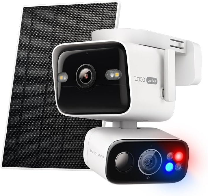 Tapo C675D KIT 4K Solar-Überwachungskamera Aussen mit Akku, 169° Ultraweitwinkel & 6mm Teleobjektiv,