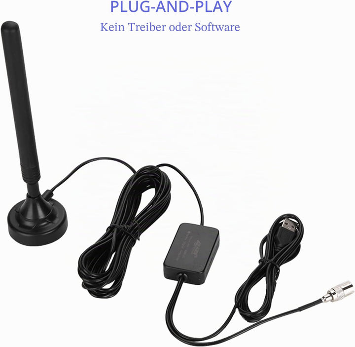 FM-Radioantenne mit Hoher Verstärkung, 25 DB Signalverstärkung, Plug-and-Play, Tragbar, Geeignet für