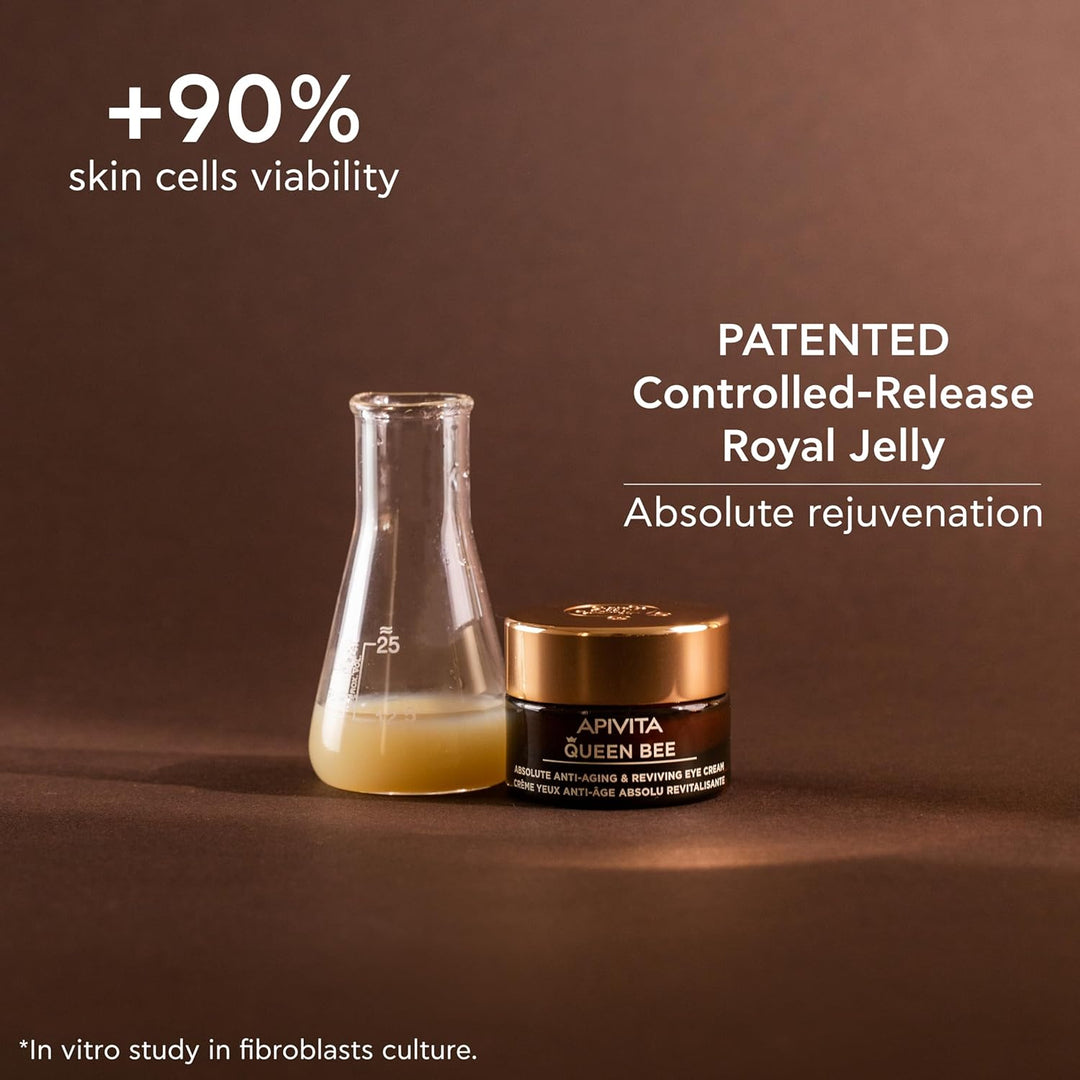 APIVITA Queen Bee Absolute Anti-Aging & Reviving Eye Cream, 15 ml