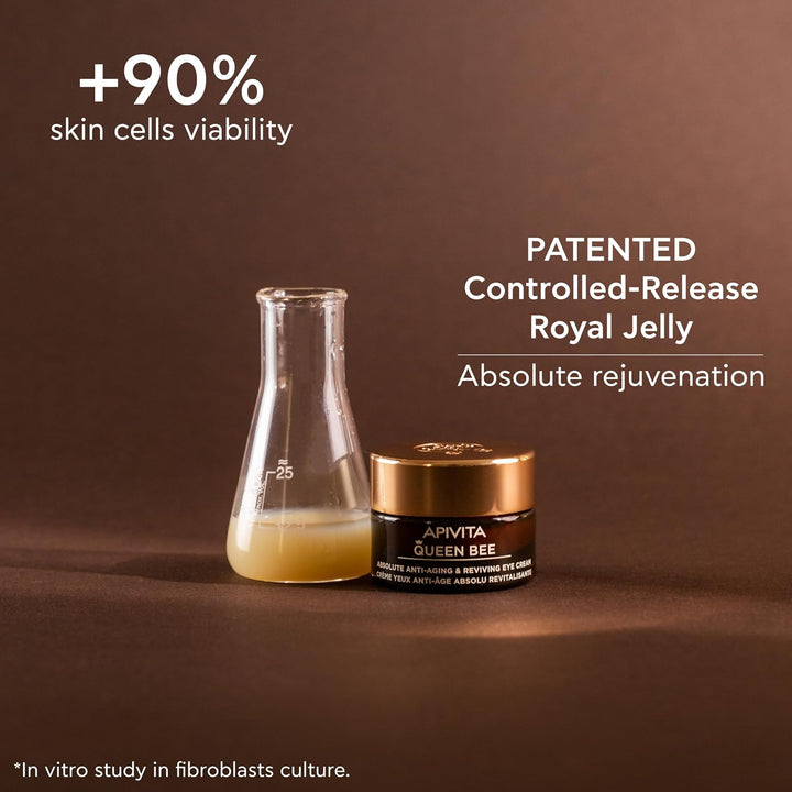 APIVITA Queen Bee Absolute Anti-Aging & Reviving Eye Cream, 15 ml