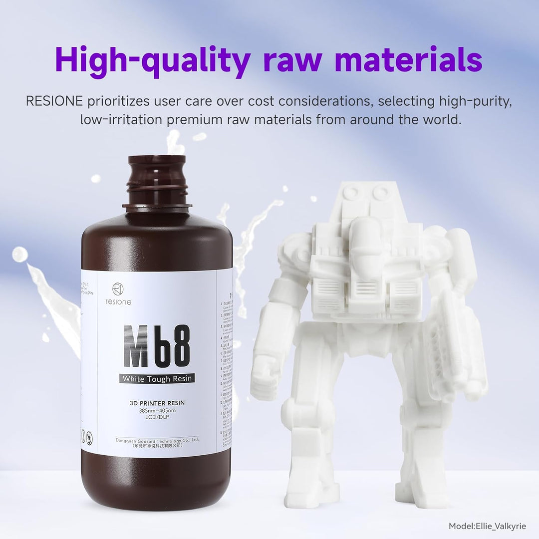 RESIONE Hart 3D Drucker Resin, Nicht sprödes ABS Like Hart Tough &Starres 3D-Resin für LCD-3D-Druck