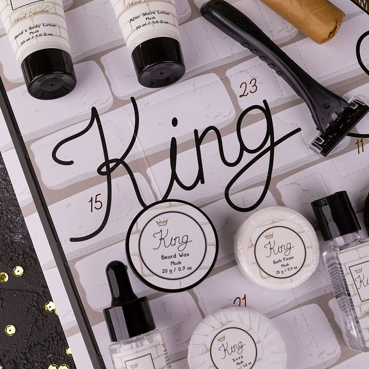 accentra Beauty Adventskalender King &amp; Queen Für Paare Mit 24 Bade-, Körperpflege &amp; Accessoires Prod
