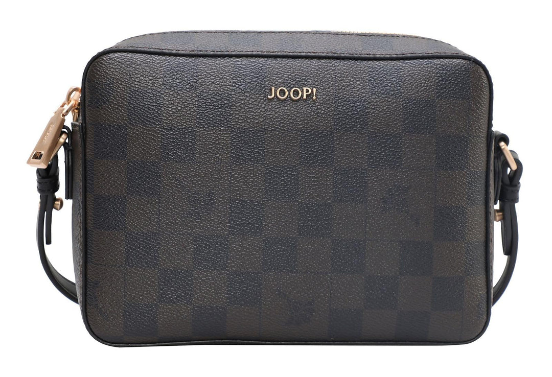 Joop! - cortina piazza cloe Schultertasche für Damen, kleine Umhängetasche in Dunkelbraun, formschön