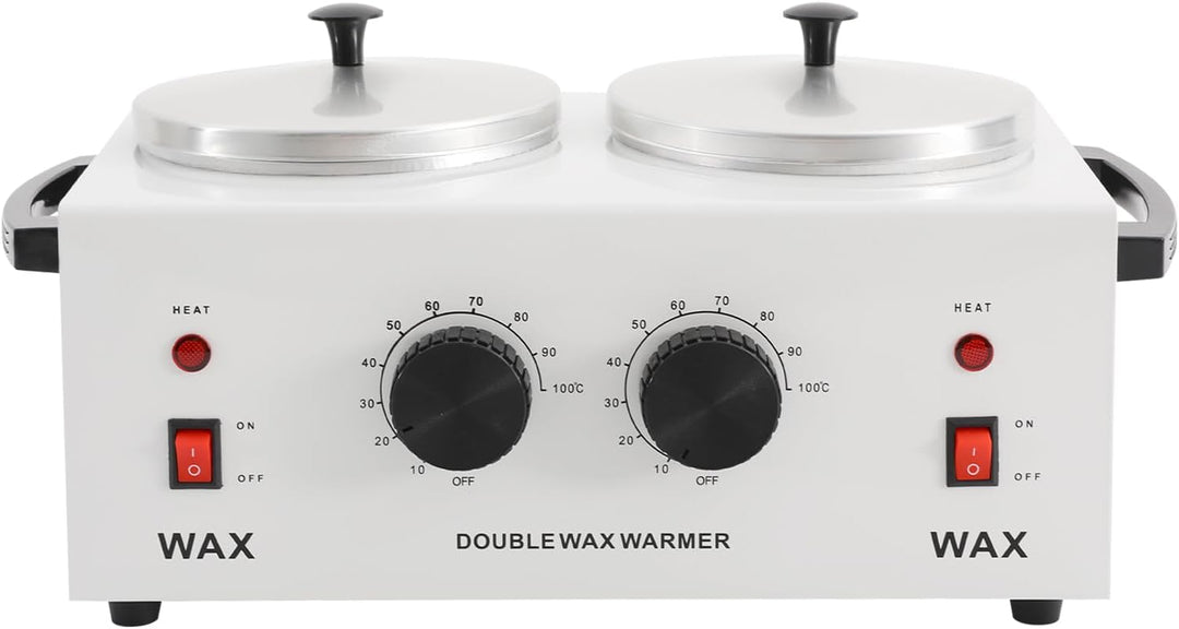 Doppelter Wachswärmer Wachs Haarentfernung 200W 220-240V Elektrischer Wachsschmelzer 400ml Pro Topf