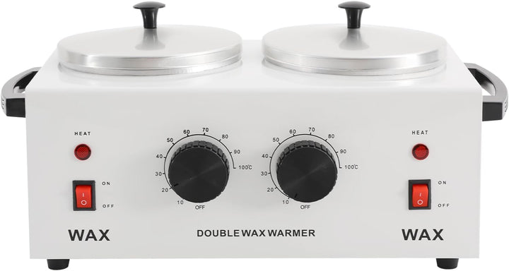Doppelter Wachswärmer Wachs Haarentfernung 200W 220-240V Elektrischer Wachsschmelzer 400ml Pro Topf