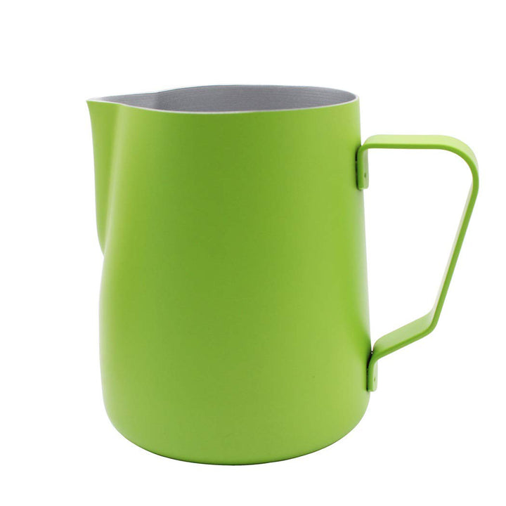 1 Stück Milchschaumkrug, Pitcher Krug Edelstahl, Schaumbecher für Kaffee und Latte Art, Schäumende M