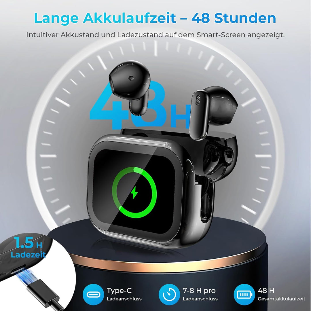 KI Übersetzer Kopfhörer, 3-in-1 Bluetooth 6.0 Übersetzungskopfhörer, 165 Sprachen &amp; 9 Modi, 48 h Akk