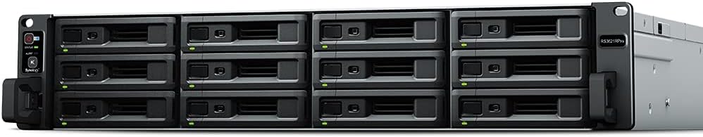 SYNOLOGY RS3621RPXS 2U 12BAY 2.2GHz 6C 8GB DDR4 4X 1GBE 2X USB 3.2 RPS, schwarz