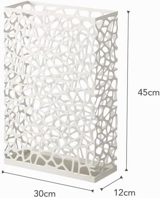 Umbrella Stand Nest rectangle - white Weiss, Weiss