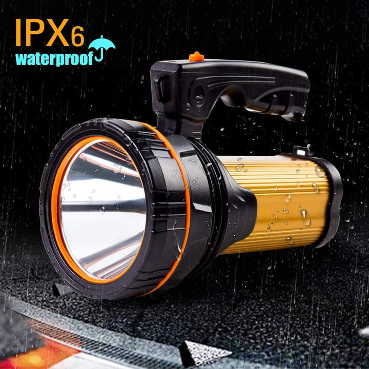 MAYTHANK LED Taschenlampe Extrem hell 6000 Lumens Wiederaufladbare Handlampe Langstrecken 800M Aufla