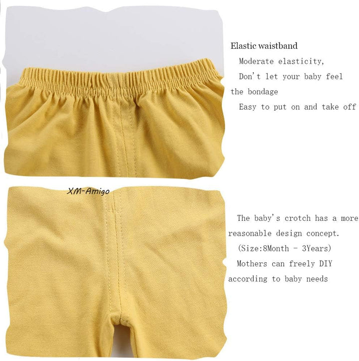 8er Pack Baby Kinder Outfit Set, Ärmelloses Baumwoll Weste + Shorts, Cartoon Print Jungen Mädchen 3