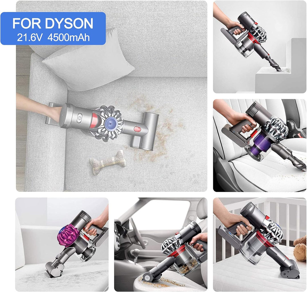 ADVTRONICS 21,6V 4,5Ah Ersatzakku für Dyson V8 Dyson V8 Absolute, Dyson V8 Animal, Dyson V8 Fluffy D