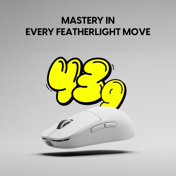 Pulsar Gaming Gears X2H Crazylight Kabellose Gaming-Maus, Ultraleicht, 43 g, optischer Schalter, 320