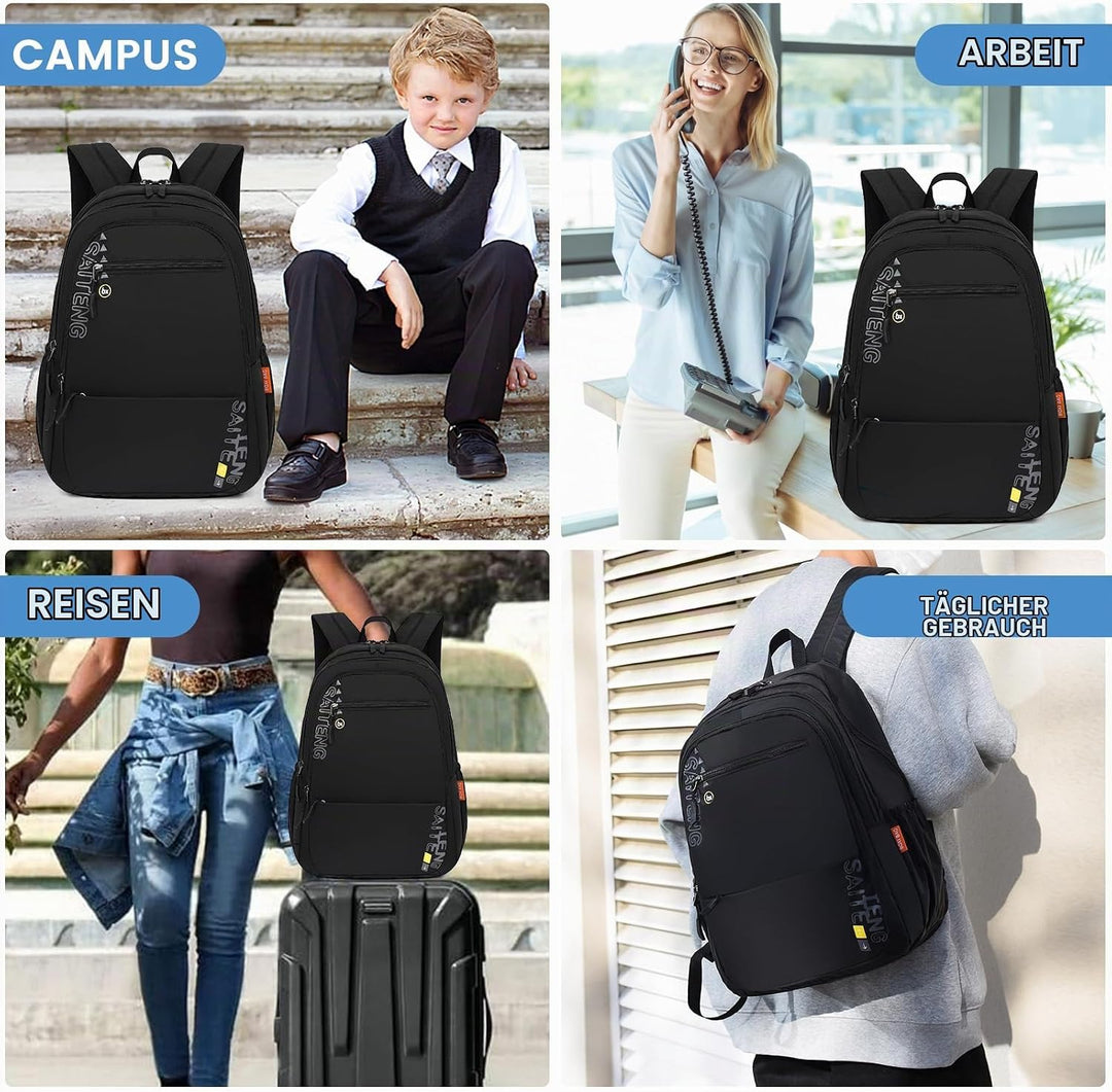 Rucksack 40x20x25 für Ryanair Flugzeug Reiserucksack, Erweiterbarer 15,6 Zoll Laptop Rucksack Reiset