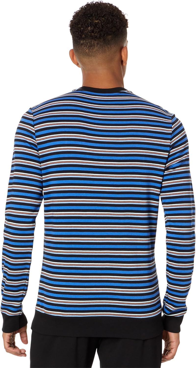 HOM Herren Pyjama Long Don Pyjamaset L Blau, L Blau