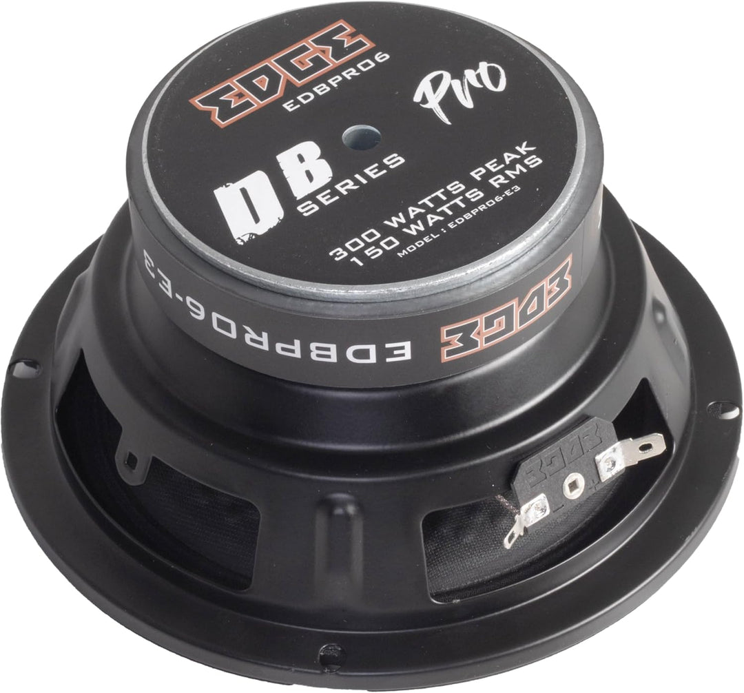 EDGE EDBPRO6-E3 Hochleistungs-Autolautsprecher für extrem Lauten Klang, 300 W, max. 150 W RMS 16,5 c