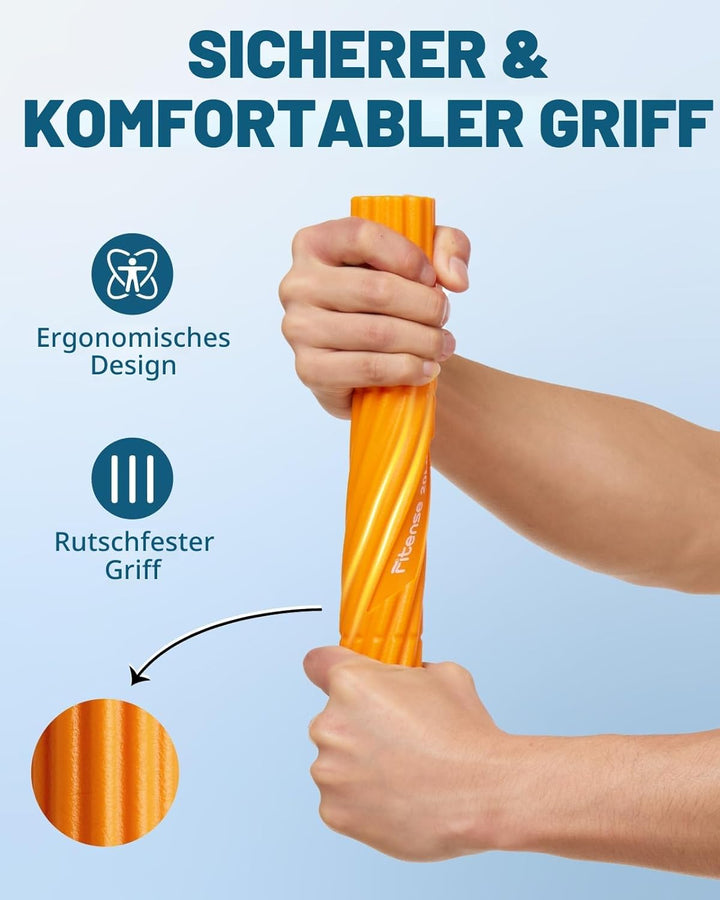 Flex Therapie Bar Kit, FlexBar Handtrainer, Widerstand Bar, Tennisarm Therapie Bar, Twist Hand Exerc