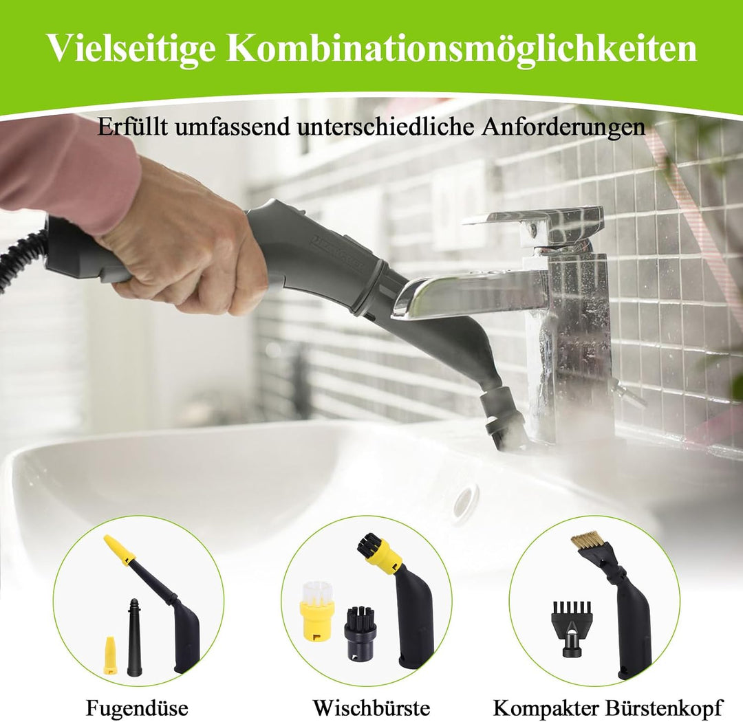 12 Stück Dampfreiniger Zubehör, Kompatibel mit Kärcher Dampfreiniger Zubehör SC1 SC2 SC3 SC4 SC5, Ru
