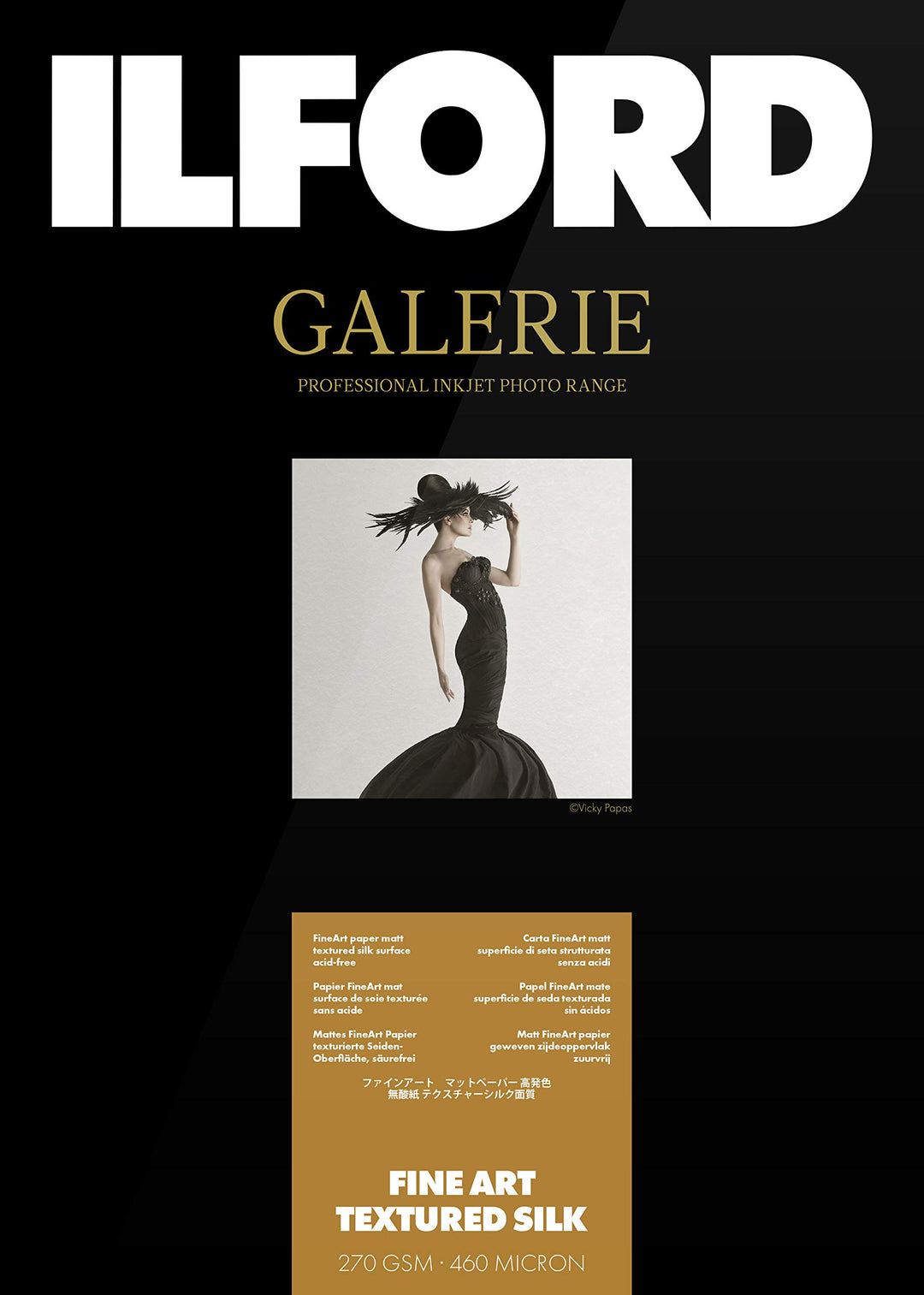 ILFORD GALERIE FineArt Textured Silk 270 gsm A3+ - 329 mm x 483 mm 25 Blatt A3+ - 25 Blatt, A3+ - 25