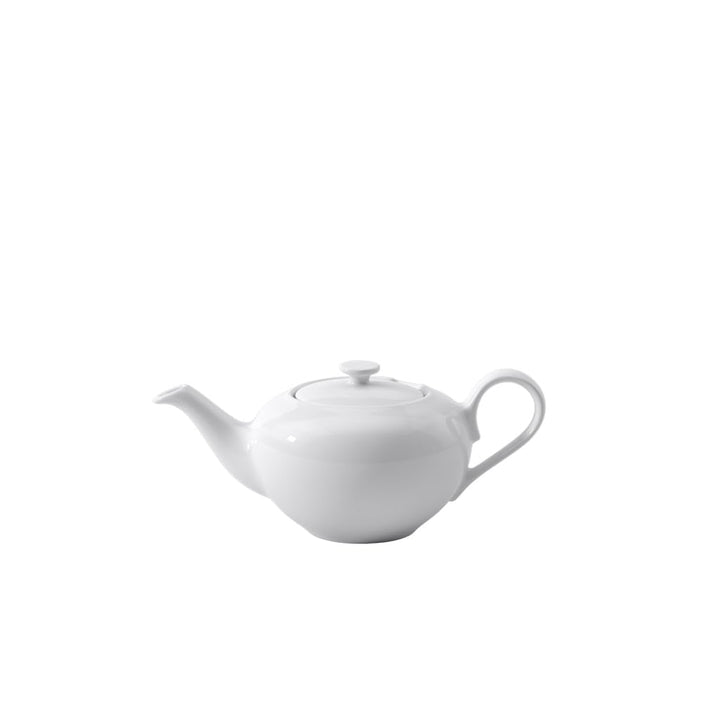 Villeroy & Boch Royal Teekanne für eine Person, 400 ml, Premium Bone Porzellan, Weiss, Teekanne